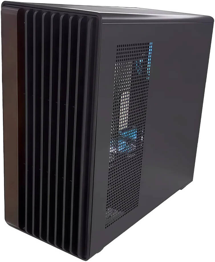 GAMEON Timber Midnight Series Mid Tower Gaming Case, ( 7x 120mm Pre-Installed ARGB+PWM Fans ) , 360mm Radiator Support - كيس