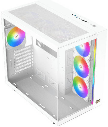 Xigmatek Aqua Ultra Air Arctic E-ATX Computer Case, White - كيس أبيض