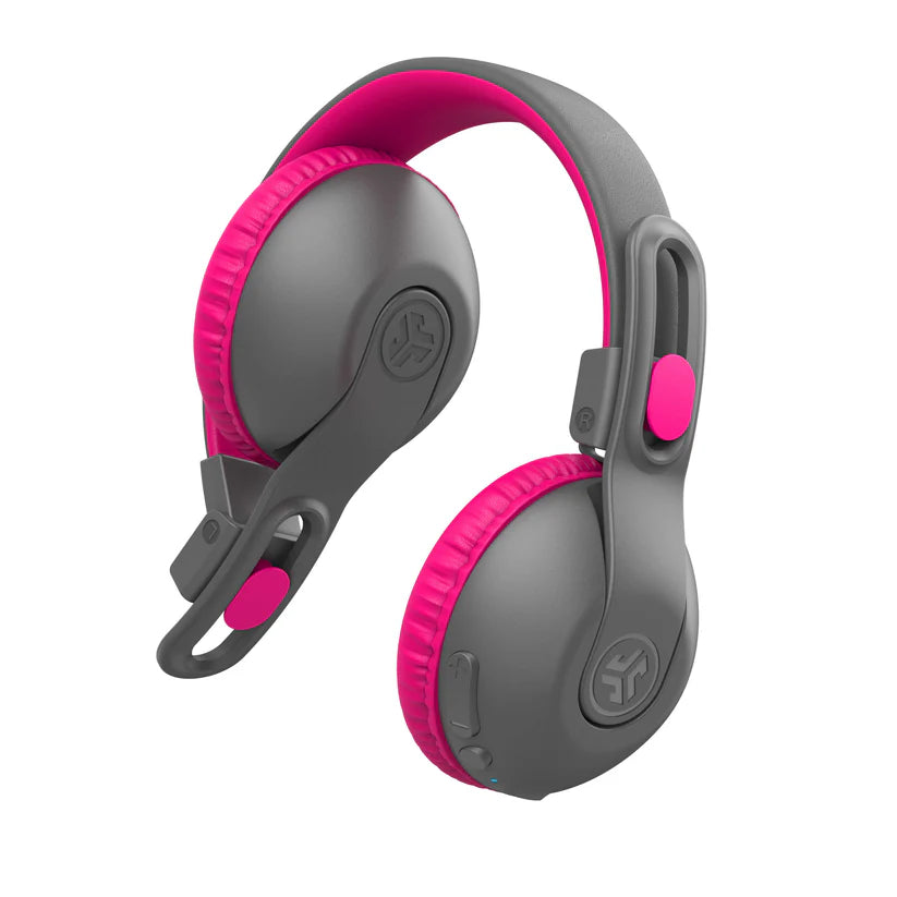 JLab JBuddies Studio 2 WIRELESS + WIRED KIDS HEADPHONES, Pink - سماعات لا سلكية للأطفال
