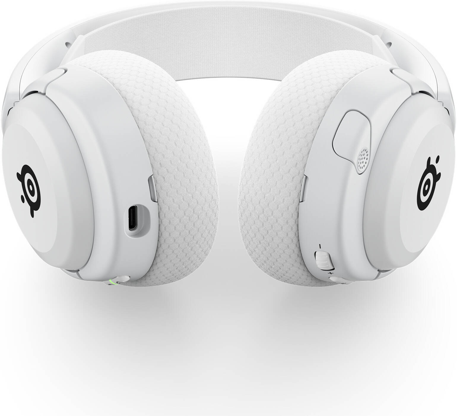 SteelSeries Arctis Nova 5P Wireless Headphones, 40mm Neodymium Drivers, ClearCast Gen 2.x, Retractable Boom, 360° Spatial Audio, Quick-Switch Wireless, White ( PC / PS5) - سماعه قيمنق لاسلكيه بيضاء