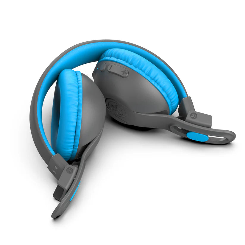 JLab JBuddies Studio 2 WIRELESS + WIRED KIDS HEADPHONES, Blue - سماعات لا سلكية للأطفال