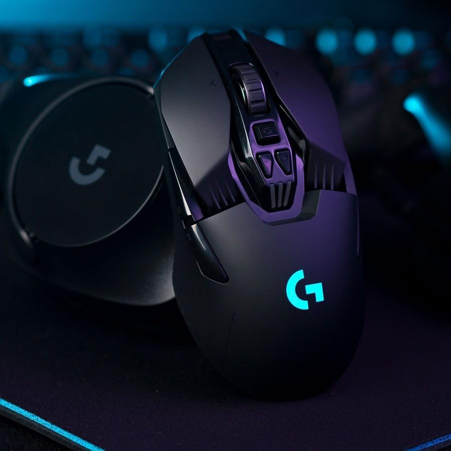 Logitech G903 LIGHTSPEED Wireless Gaming Mouse with Hero 16K, Light sync RGB - موس قيمنق
