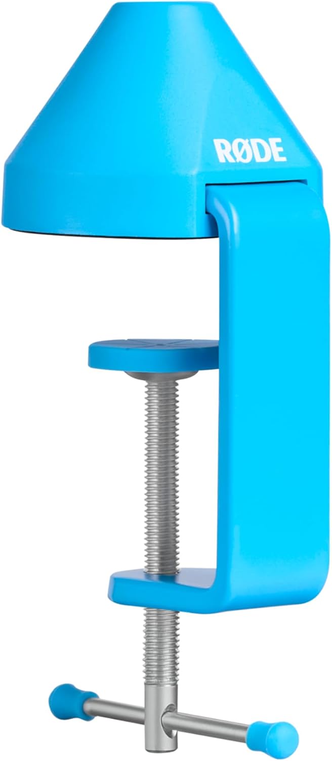 RØDE PSA1+ Blue Professional Studio Boom Arm (Silent Parallelogram Springs, Integrated Cable Management, 360° Rotation) Blue - ستاند رود للمايك أزرق