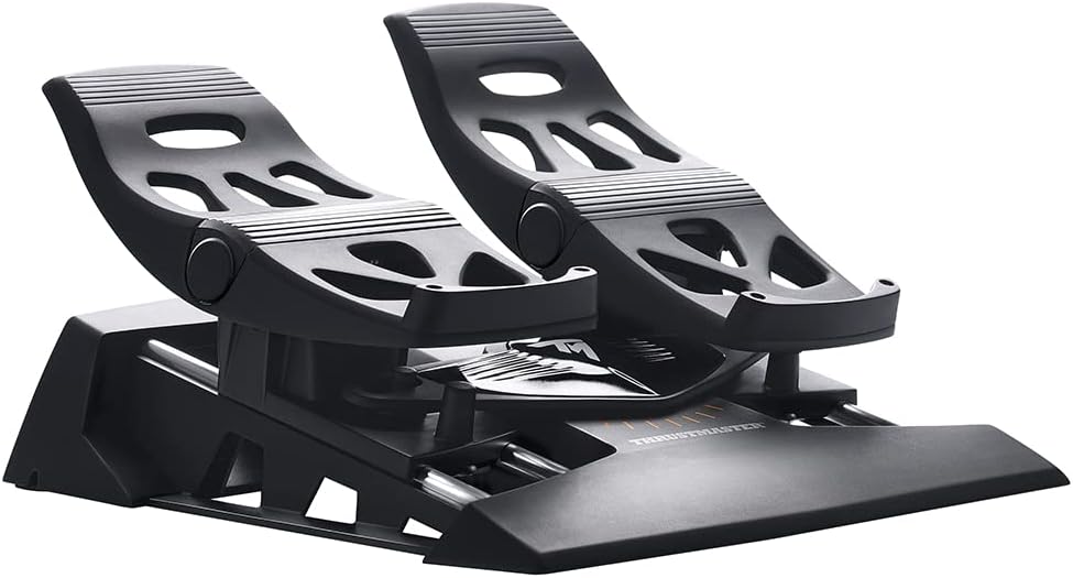 Thrustmaster TFRP T. Flight Rudder Pedals for PC, PlayStation and Xbox - دواسة ألعاب