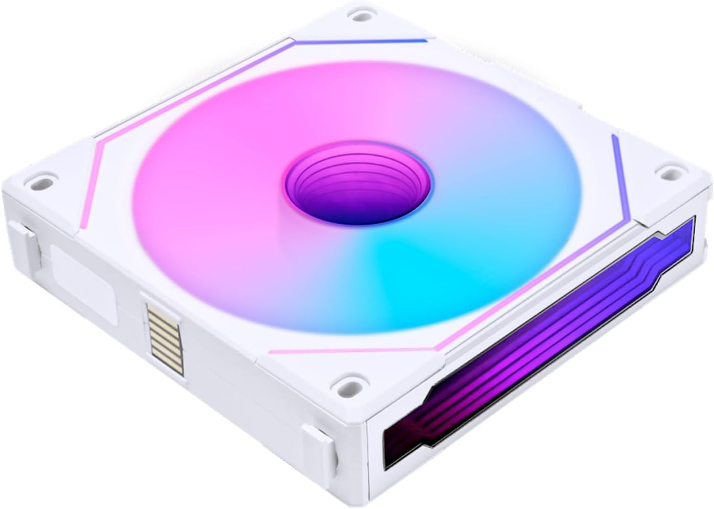Lian Li UNI FAN SL Infinity Wireless Reverse 140mm – White (1 Pack) - مروحة عكسية بيضاء