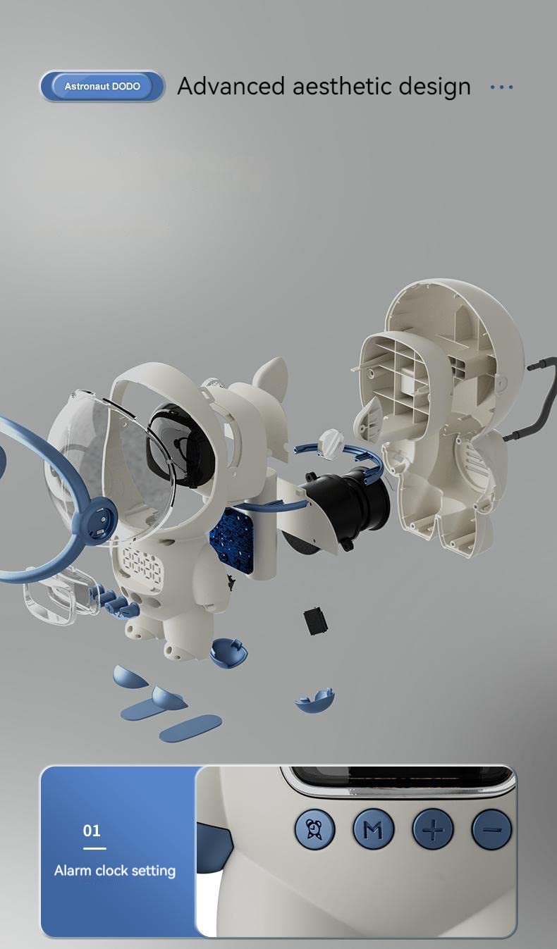 Innovation M20 Astronaut DODO Smart Bluetooth Speaker desktop companion white - مكبر صوت ذكي