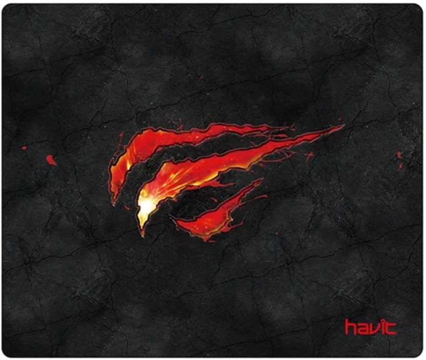 HAVIT 4-in-1 Wired Gaming Combo RGB Backlit Keyboard (114 Keys), 6-Button Mouse (800–2400 DPI), 3.5mm Headset with Mic, Fine-Mesh Mouse Pad – PC, Mac, Laptop Compatible Black - فأرة, حصيرة فأرة, سماعة, لوحة مفاتيح