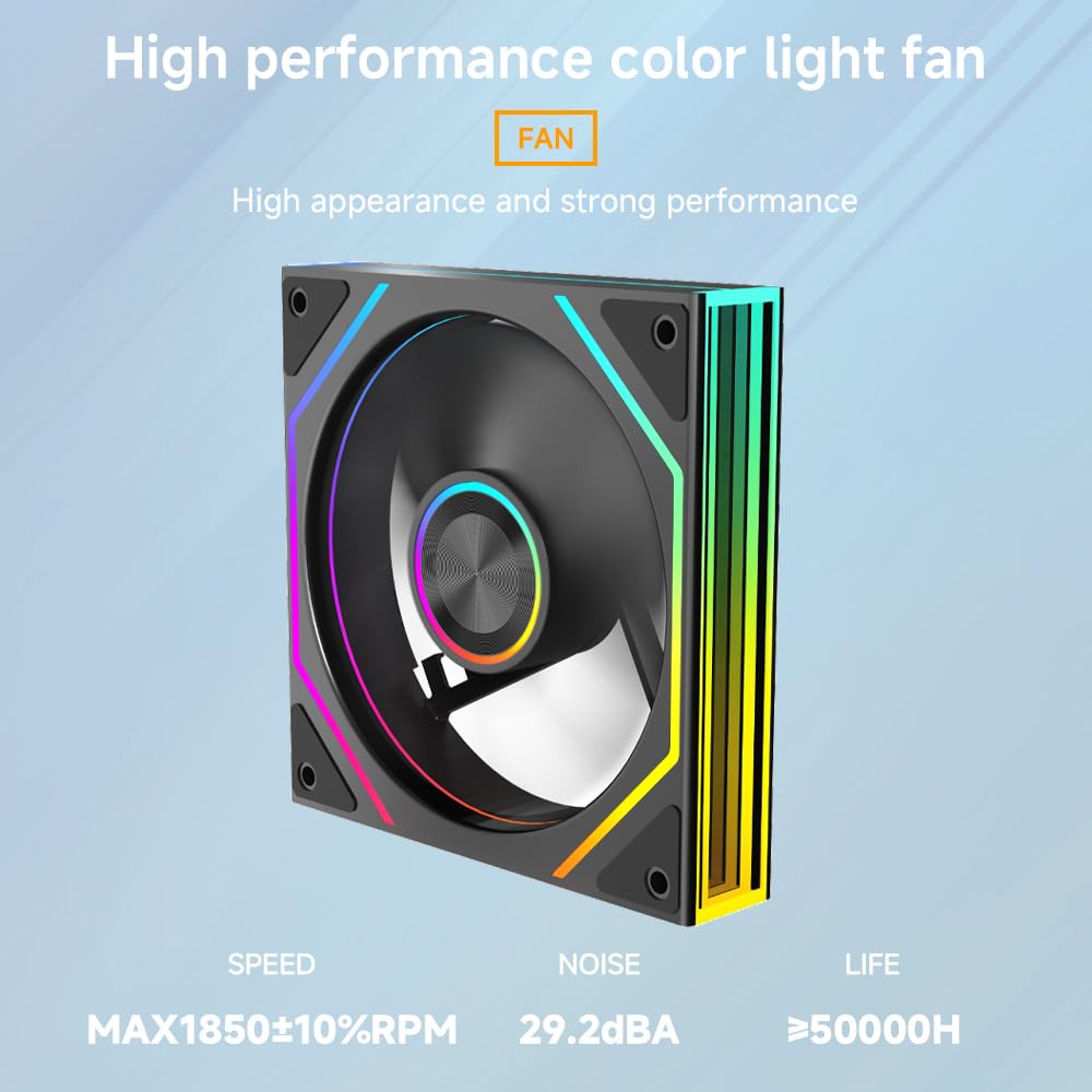 JUNGLE LEOPARD Stellar Realm-RS Dgt Aio CPU Water Cooled 360mm with Temperature Display Black - مبرد مائي