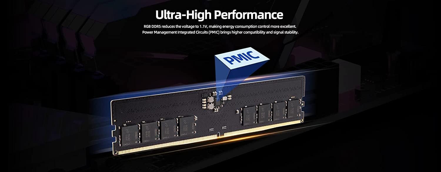 Netac Shadow Rgb 16Gb (2X8Gb) RAM DDR5 4800Mhz CL40 U-DIMM 288-Pin Silver - الذاكرة العشوائية