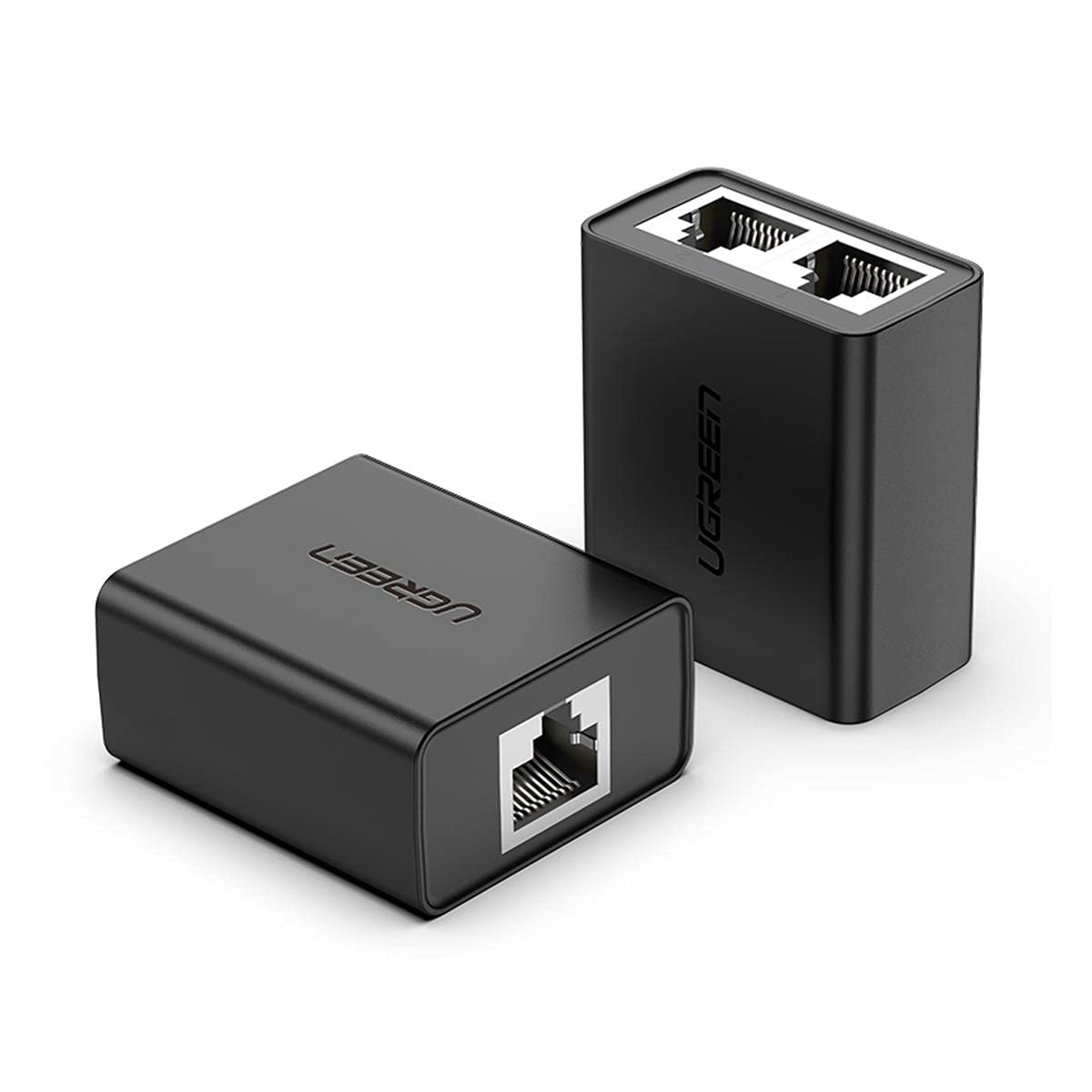 UGREEN RJ45 Splitter Adapter 2 Pack(Black)-مقسم كابل إيثرنت