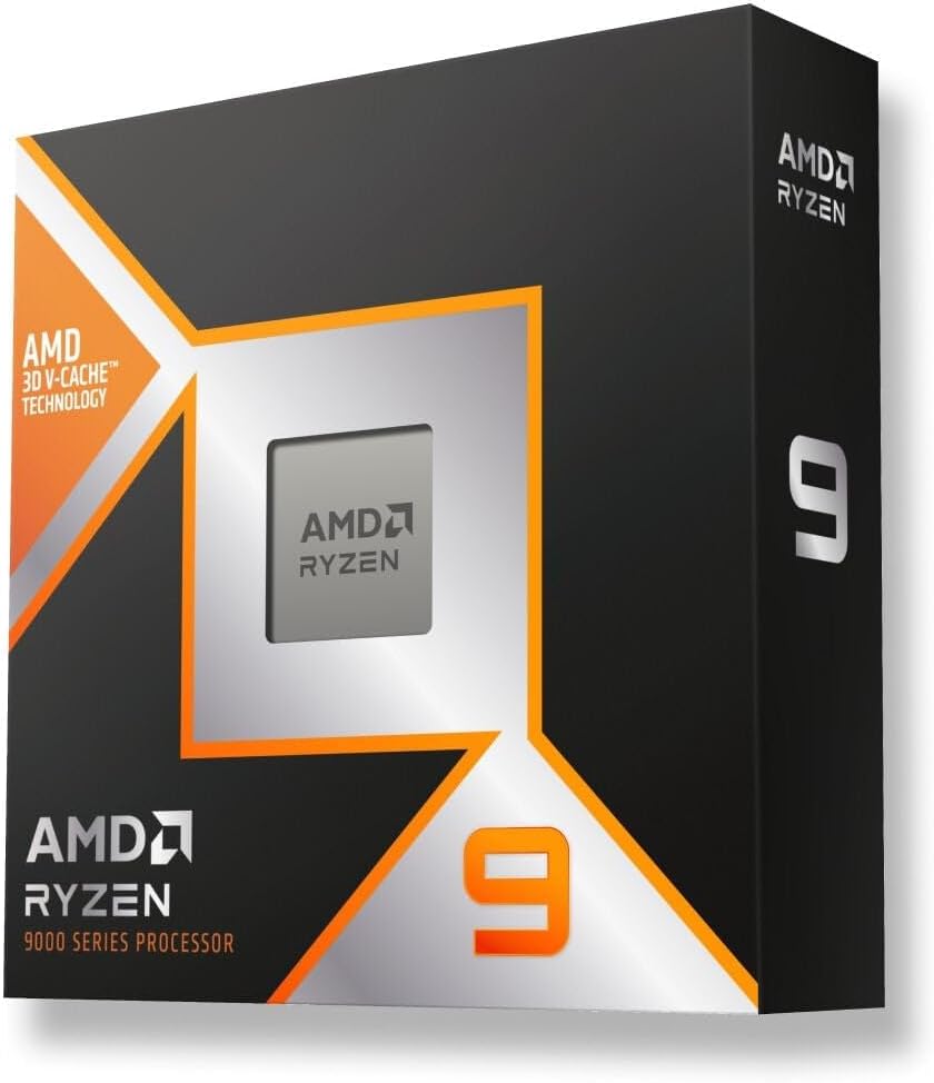 AMD Ryzen 9 9900X3D BOX  - Ryzen 9 9000 Series Granite Ridge (Zen 5) 12-Core 4.4 GHz Socket AM5 120W AMD Radeon Graphics Processor- معالج
