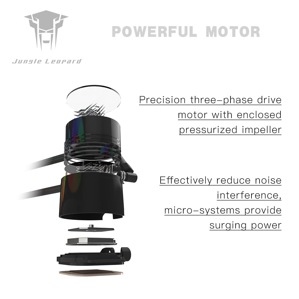 JUNGLE LEOPARD TK1 240P ARGB CPU Black Liquid Cooler - مبرد مائي