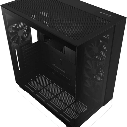 NZXT H Series H9 Flow Edition Black ATX Mid-Tower Case - كيس أسود