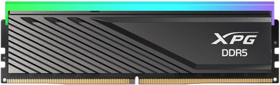 XPG DDR5 RAM Memory 16GB 6000MT/s Lancer Blade RGB Trigger Black - رام