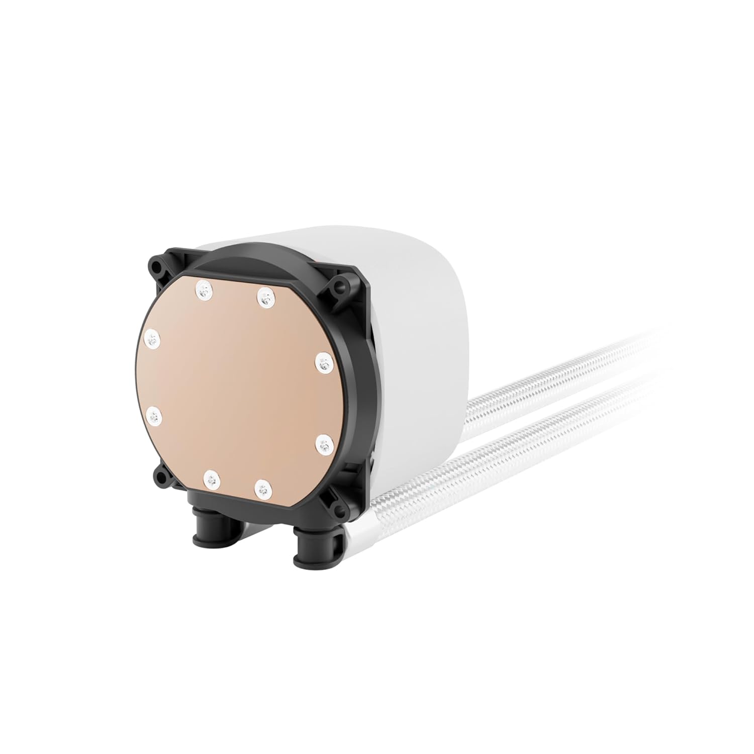 Gamdias Aura GL240 V2 WH CPU Liquid Cooler White Support Intel & AMD CPU Socket AM5, AM4, AM3+,AM3,AM2,LGA1700, 1200, 2066, 1151,1156 | 3rd Gen Dual Chamber Pump/Close-Loop AIO - مبرد مائي
