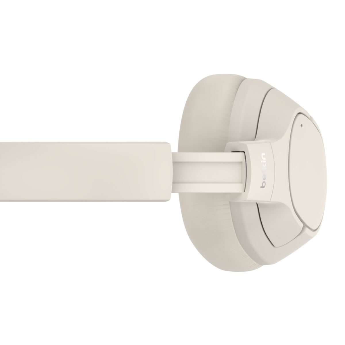 Belkin SoundForm Isolate Wireless Noise Cancelling Over-Ear Headphones, 60H Battery, Sand