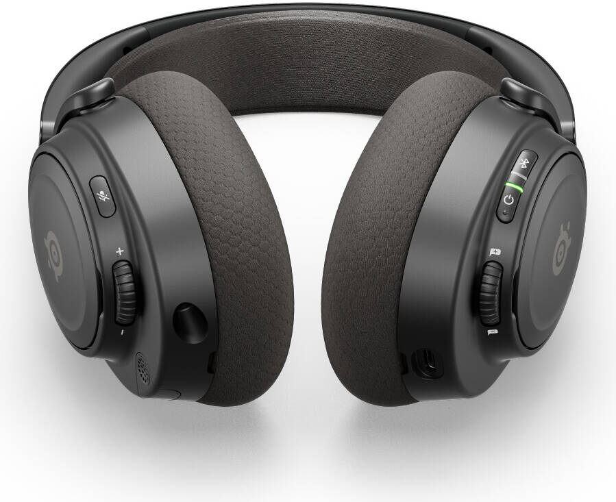 SteelSeries Arctis Nova 7P Gen 2 Wireless Gaming Headphones, Playstation Edition, Neodymium Magnetic Drivers, 360° Spatial Audio, Noise Rejecting Mic, 50h Battery Life, Black ( PS5) - سماعه قيمنق لاسلكيه