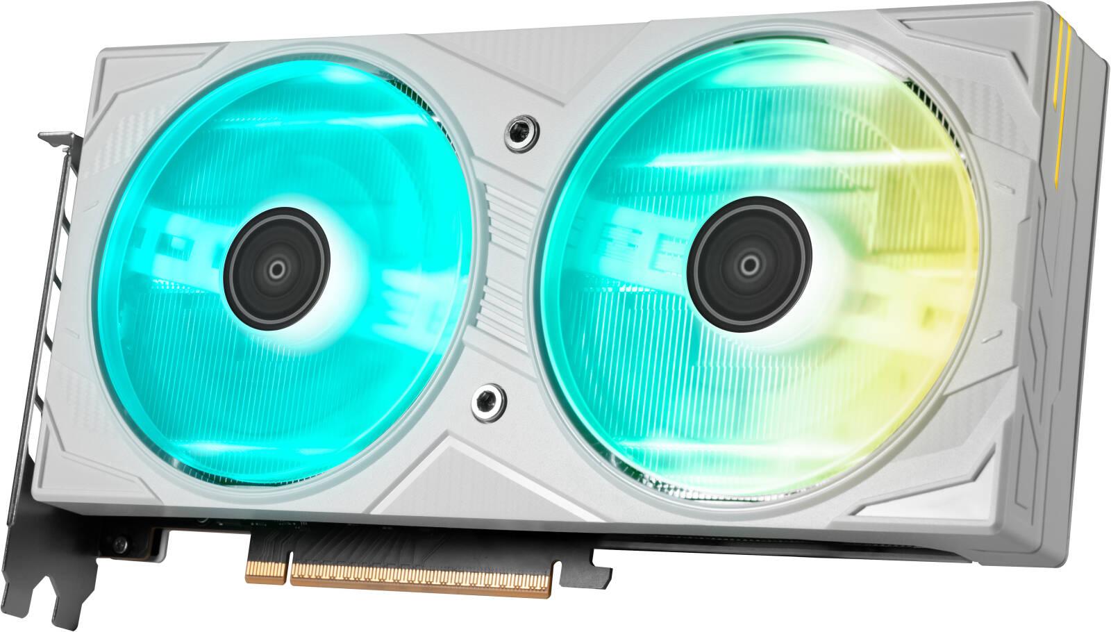 Galax GeForce RTX 5060 Ti EX 8GB Graphics Card GDDR7 White - كرت شاشة أبيض