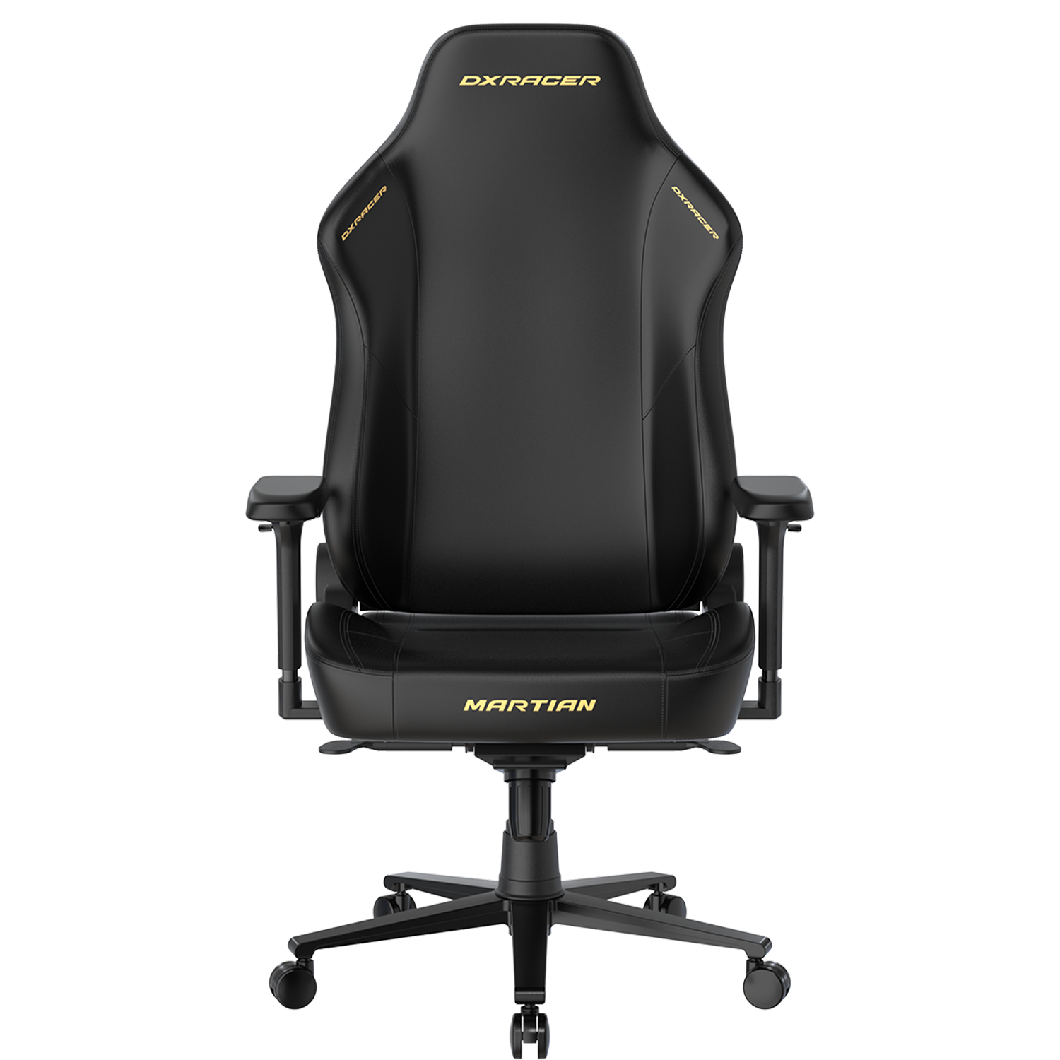 DXRacer Martian Series Gaming Chair Size XL, EPU Upholstery - Black/Yellow - كرسي قيمنق