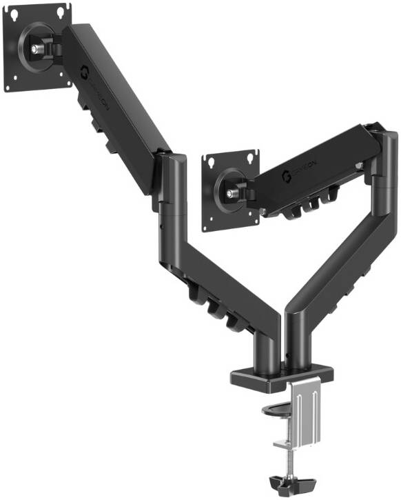 GAMEON GO-5550 Dual Monitor Arm – Gas Mechanical Spring Mount (Dual 17