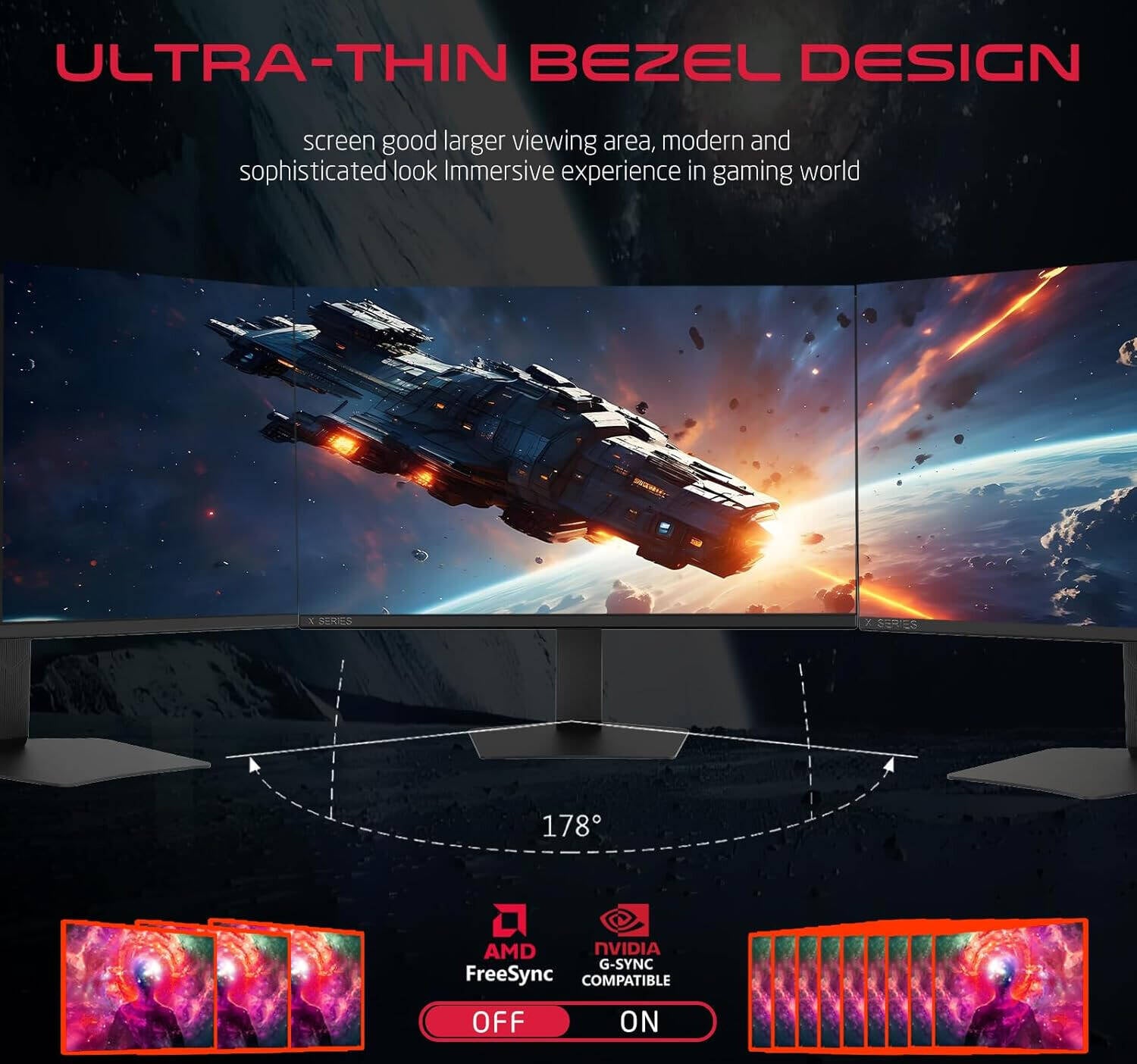 GAMEON GO27QDOLD280 Gaming Monitor 27