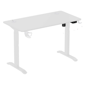 Chatty Electric Hydraulic Adjustable Standing computer Table / Desk - 562-10 - White - طاوله هيدرويلك