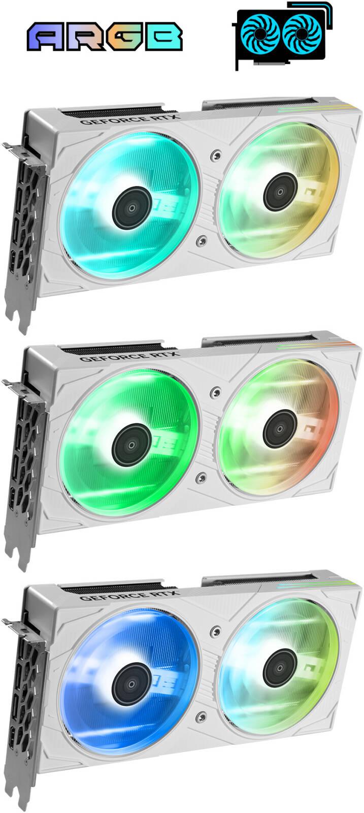 Galax GeForce RTX 5060 Ti EX 8GB Graphics Card GDDR7 White - كرت شاشة أبيض