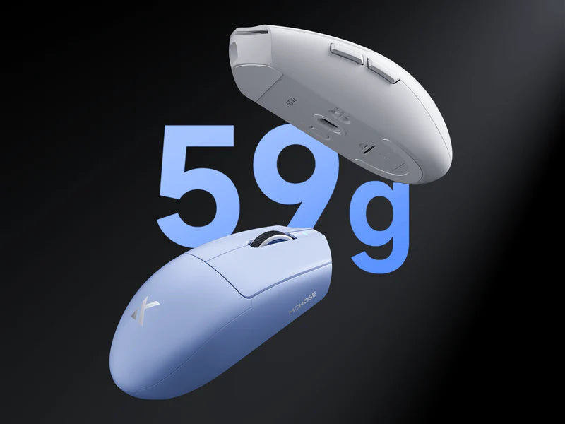 MCHOSE G3 V2 Tri-Mode Wireless Gaming Mouse Bluetooth Wired Charging for Esports And Business Needs Office Computer Controller Black- موس قيمنق لاسلكي