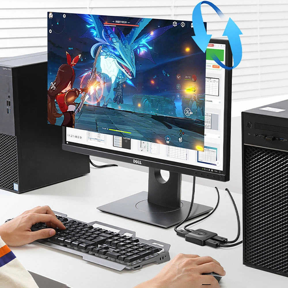 UGREEN DisplayPort Bi-directional Switch - محول يوغرين ثنائي الاتجاه