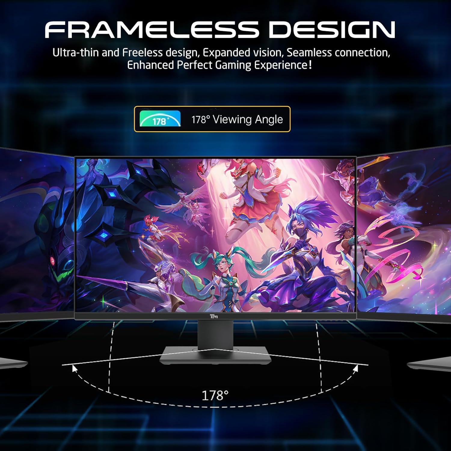 Twisted Minds 28'' UHD 4K, 144Hz, 1ms, Gaming Monitor 3840x2160 Resolution, 90% DCI-P3, RGB, HDMI 2.1, - TM28EUI - شاشة ألعاب