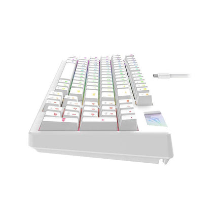 HAVIT GAMENOTE KB885L RGB Mechanical Keyboard White - لوحة مفاتيح أبيض