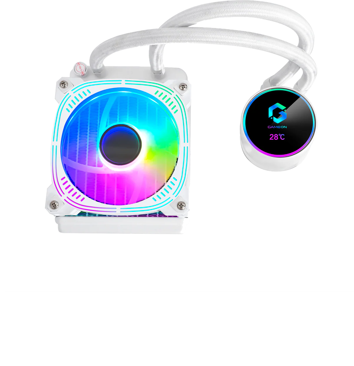 GAMEON - TUPOLEV II 120mm Liquid CPU Cooler - White - مبرد