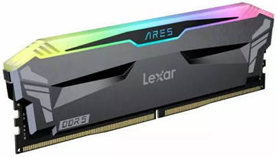 Lexar ARES RGB DDR4 RAM 16GB Kit (2x8GB) 3600MHz CL18 DDR4 Black - الذاكرة العشوائية
