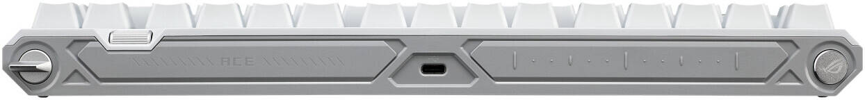 ASUS ROG Falchion Ace 75 HE Gaming Keyboard, Magnetic Switch, Hot-Swappable, English-Arabic Layout White - كيبورد اسوس مغناطيسي أبيض
