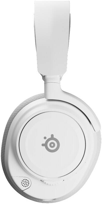 SteelSeries Arctis Nova 7P Gen 2 Wireless Gaming Headphones, Playstation Edition, Neodymium Magnetic Drivers, 360° Spatial Audio, Noise Rejecting Mic, 50h Battery Life, White - سماعه قيمنق لاسلكيه بيضاء