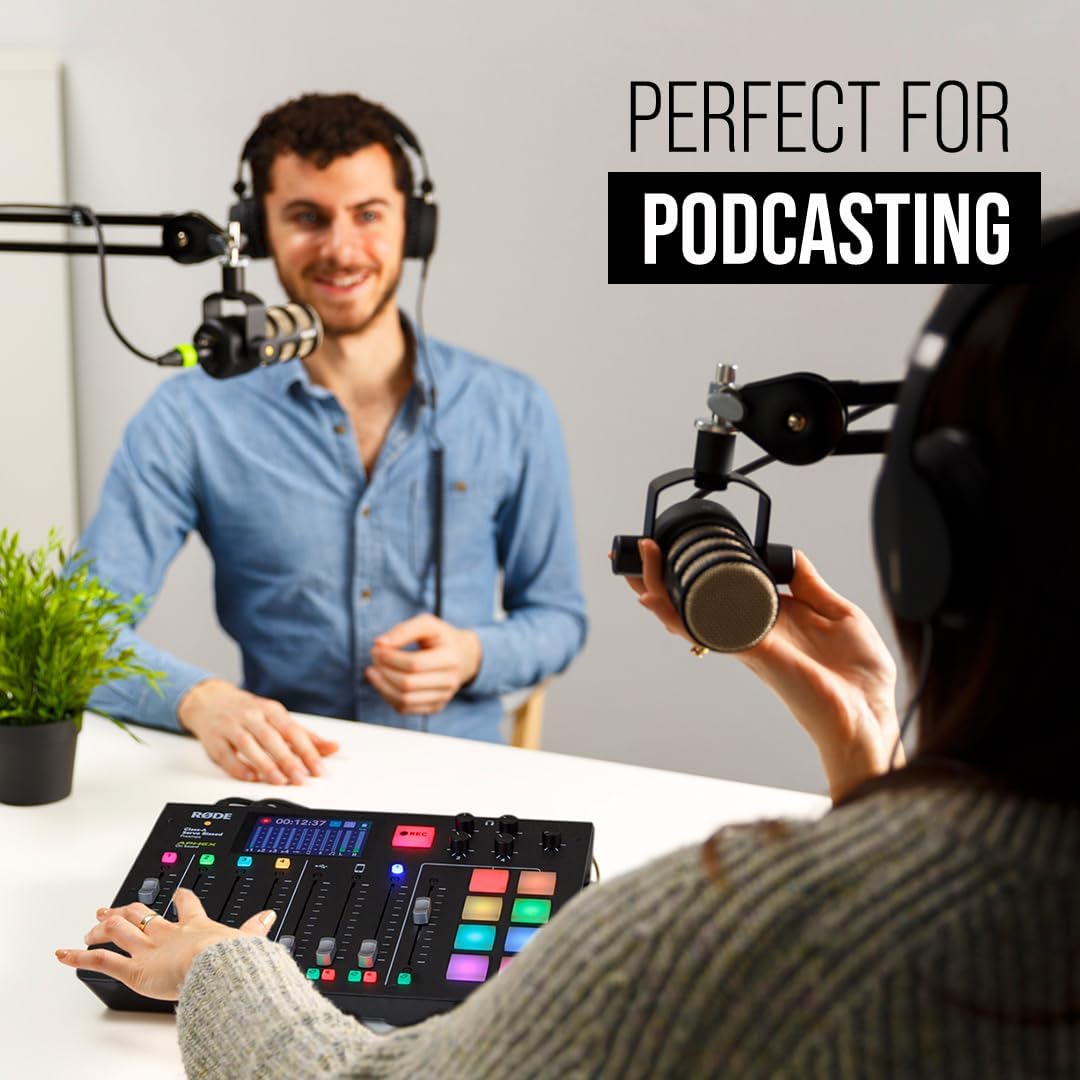 RODE PSA1 Professional Studio Microphone Boom Arm – 360° Rotation, Silent Spring Internal Reach, Dual Mount Hardware (Black) - حامل مايك