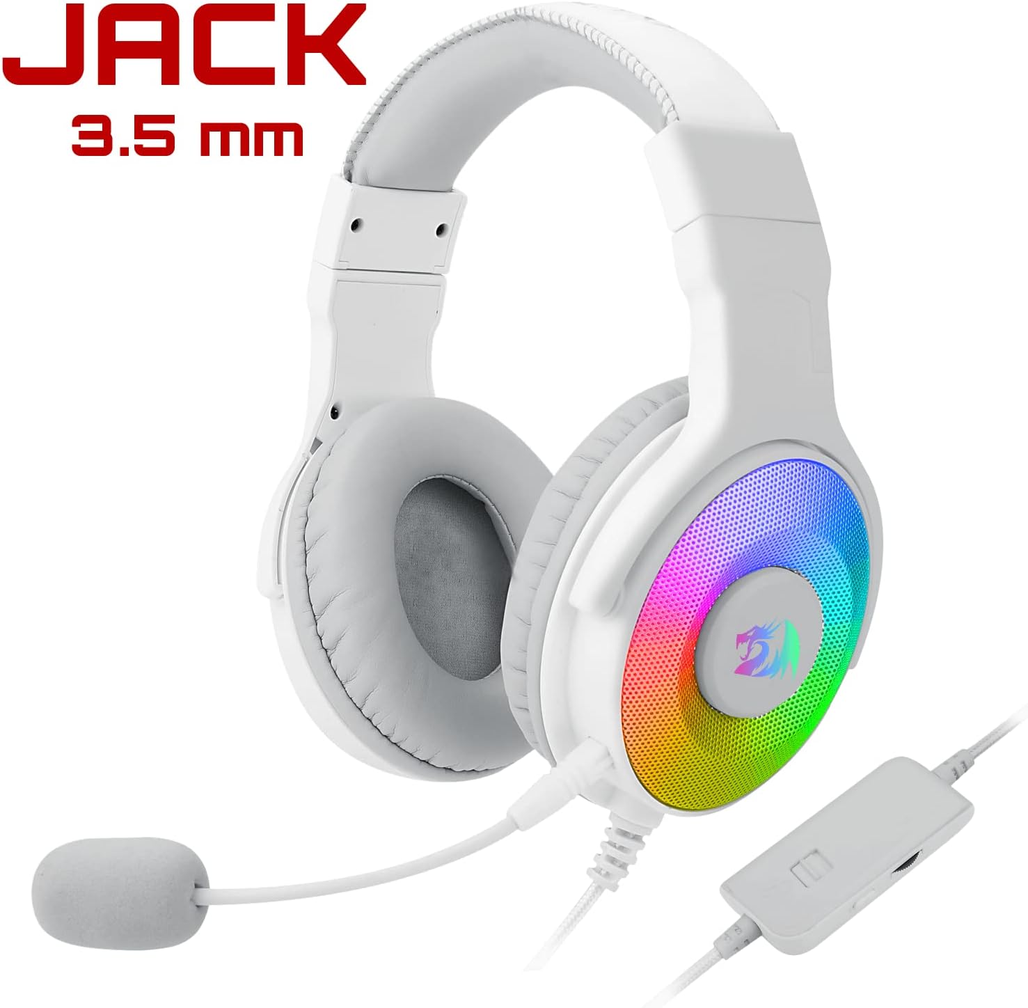 Redragon S129W 3in1 Combo GAMING KEYBOARD ,GAMIMG MOUSE,GAMING HEADSET White - ماوس | سماعة | كيبورد