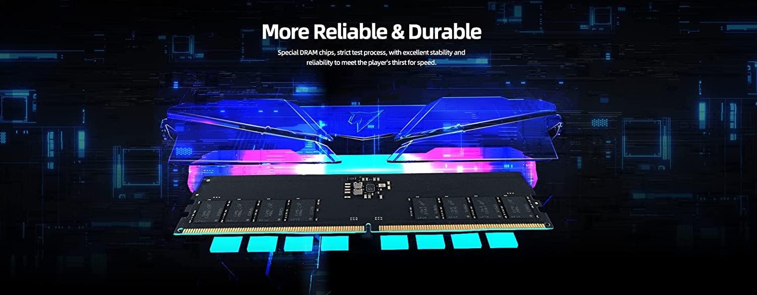 Netac Shadow Rgb 16Gb (2X8Gb) RAM DDR5 4800Mhz CL40 U-DIMM 288-Pin Silver - الذاكرة العشوائية