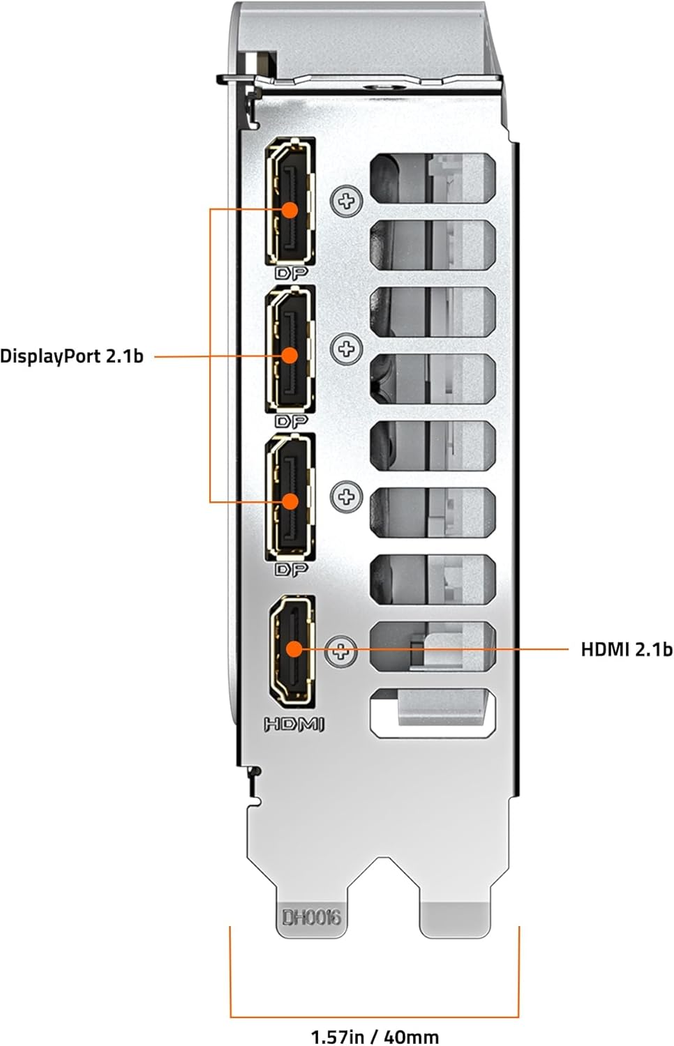 GIGABYTE GeForce RTX 5060 Eagle OC ICE 8GB Graphics Card, GDDR7, PCIe 5.0, WINDFORCE Cooling System, White  - كرت شاشه أبيض