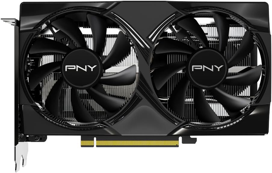 PNY NVIDIA GeForce RTX™ 5050 Dual Fan, Graphics Card (8GB GDDR6, 128-bit, SFF-Ready, PCIe® 5.0, HDMI®/DP 2.1, 2-Slot, NVIDIA Blackwell Architecture, DLSS 4) - كرت شاشه