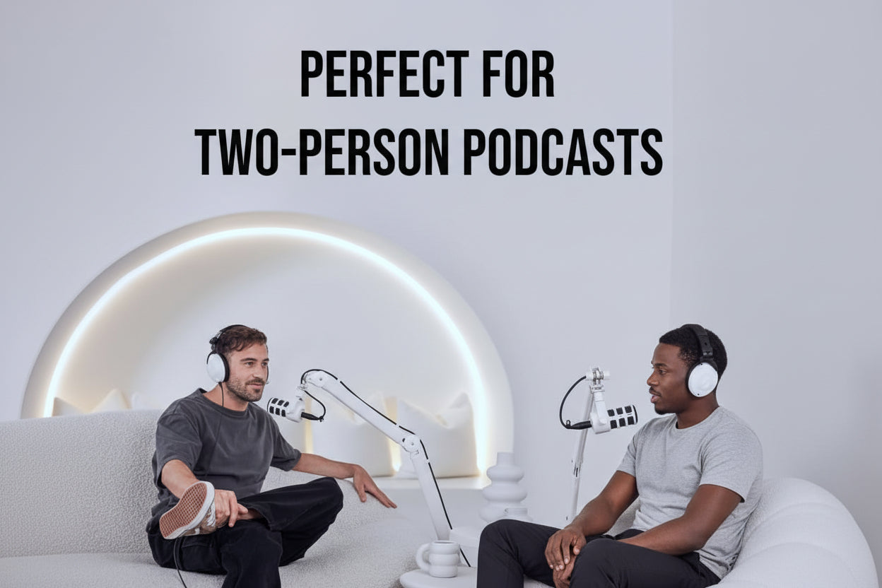 RØDE - RODECaster Duo Integrated Audio Production Studio - White - مكسر صوت احترافي