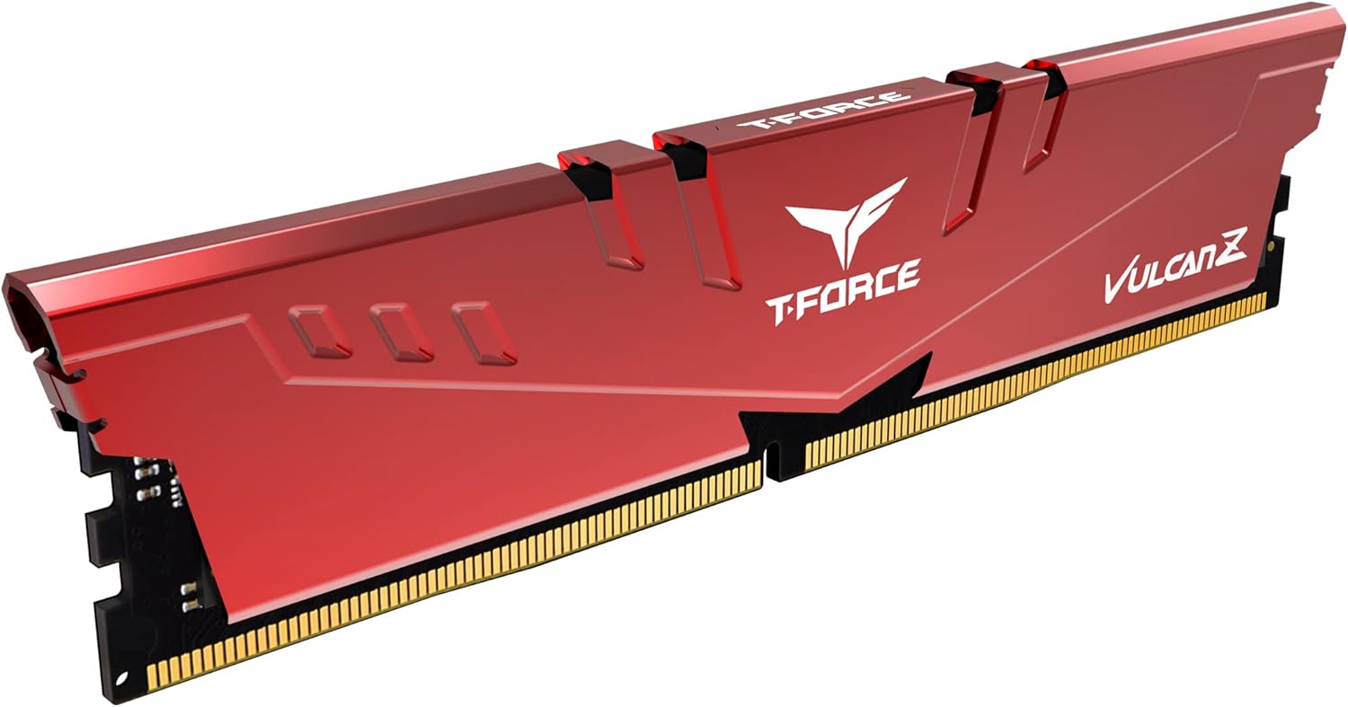 TEAMGROUP T-Force Vulcan Z RED DDR4 RAM 16GB Kit (2x8GB) 3600MHz CL18 - الذاكرة العشوائية