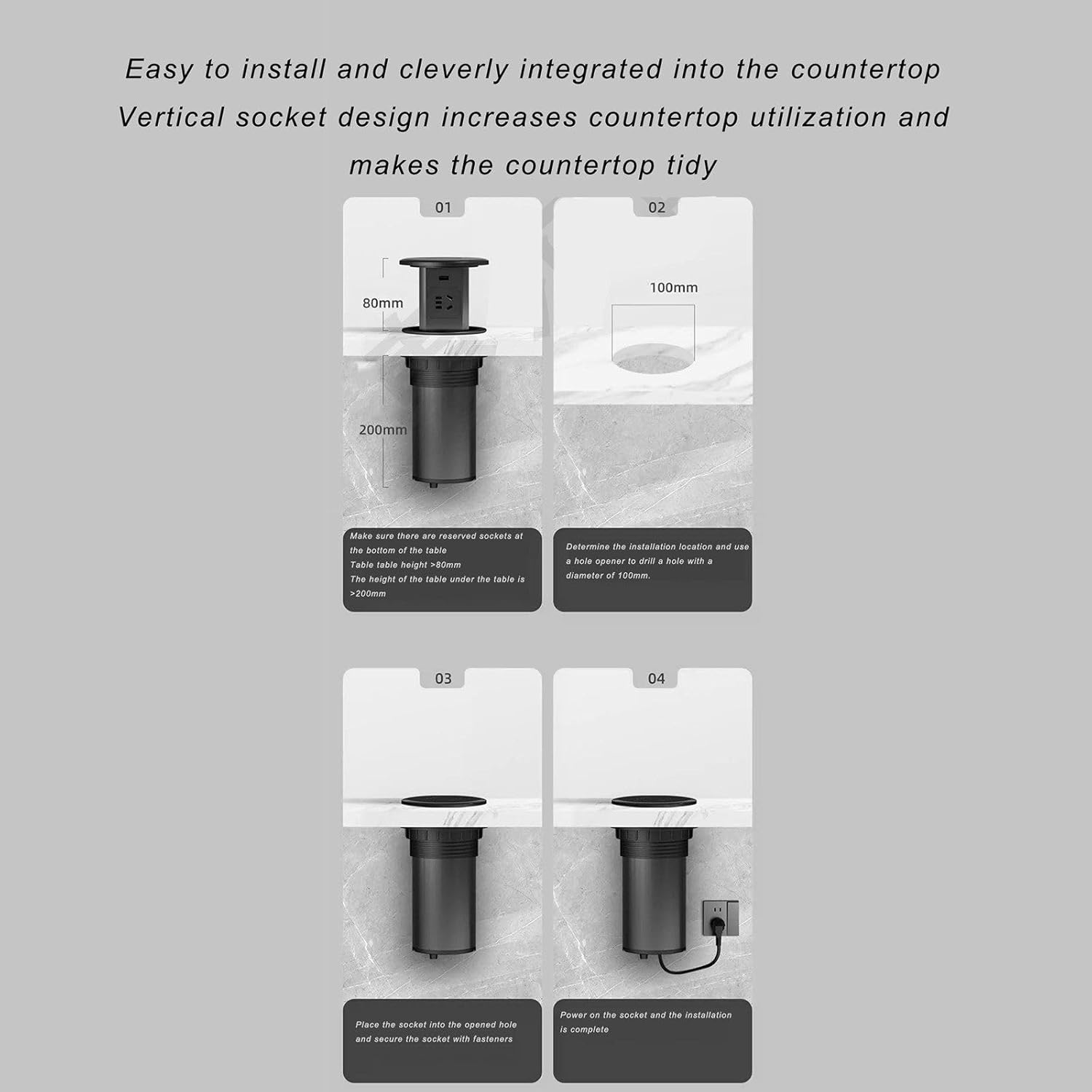 Lifting Socket Wireless Charging, Multi-Function charger Socket + USB + Wireless Charging - شاحن