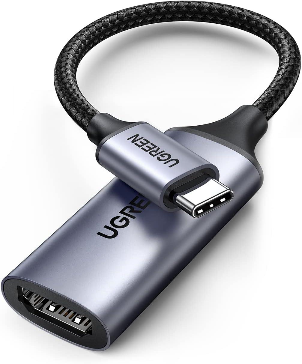 UGREEN USB-C To HDMI Adapter Cable 4K 60Hz Thunderbolt 3 Type C HDMI 2.0 Converter - Grey - UGREEN USB-C To HDMI Adapter Cable 4K 60Hz Thunderbolt 3 Type C HDMI 2.0 Converter - Grey -