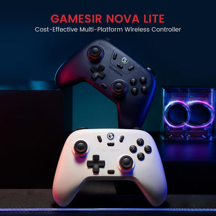 GameSir Nova Lite 2.4g Wireless Controller for Windows PC, iPhone, Android, Switch & Steam Deck, Bluetooth Controller - purple - وحدة تحكم