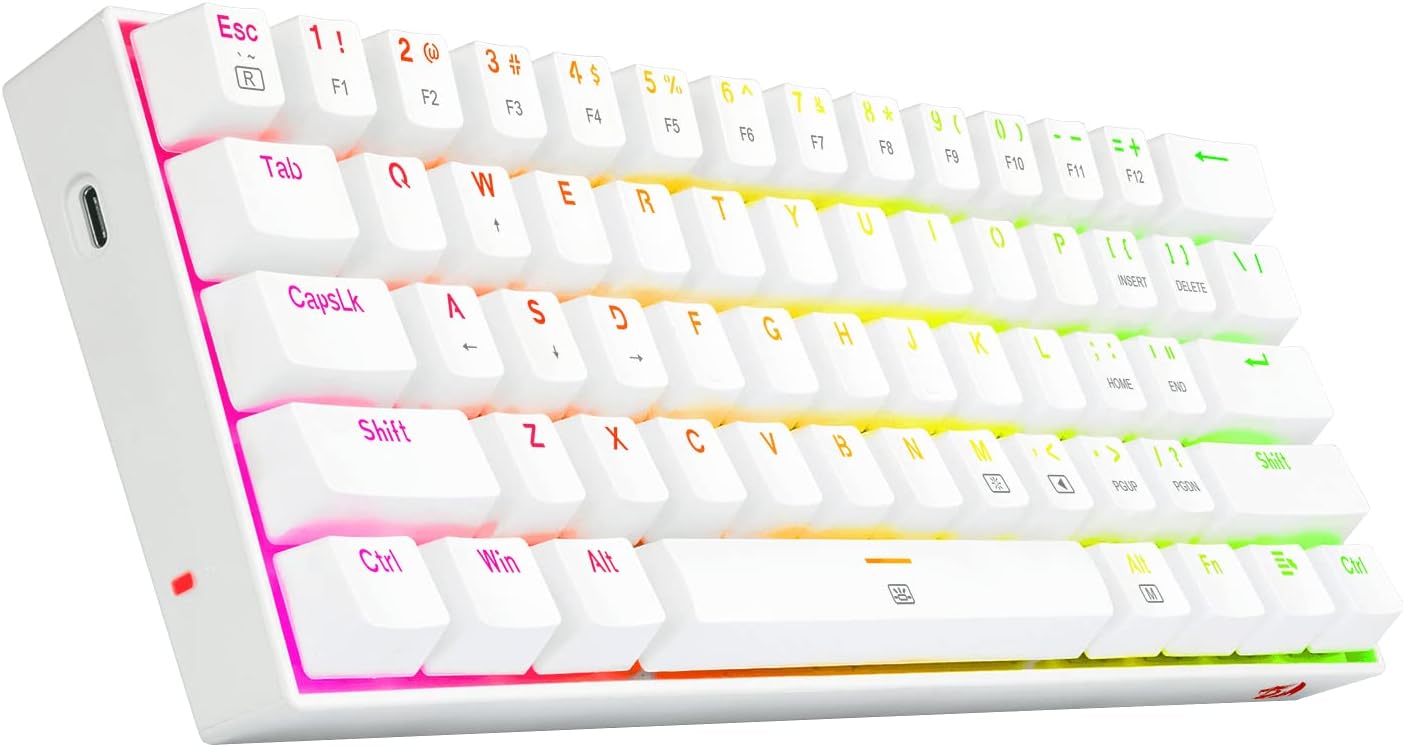 Redragon S129W 3in1 Combo GAMING KEYBOARD ,GAMIMG MOUSE,GAMING HEADSET White - ماوس | سماعة | كيبورد