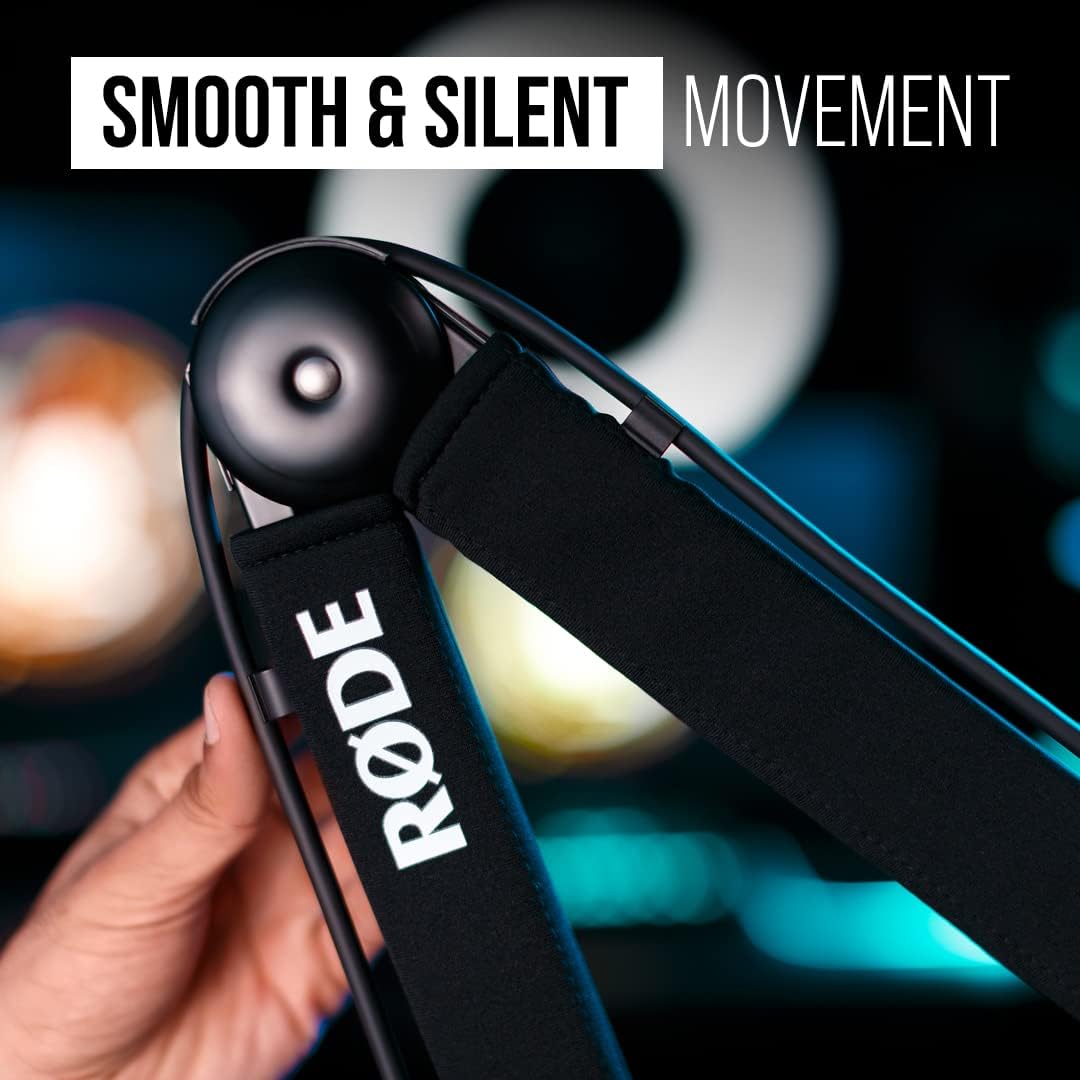 RØDE PSA1+ Professional Studio Boom Arm (Silent Parallelogram Springs, Integrated Cable Management, 360° Rotation) Black - ستاند رود للمايك