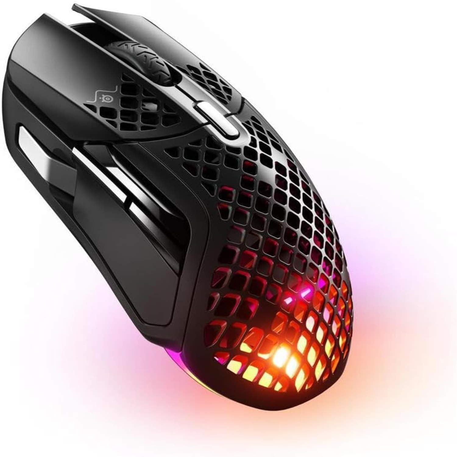 SteelSeries Aerox 5 Wireless,  Bluetooth , Holey RGB Gaming Mouse  - ماوس احترافي