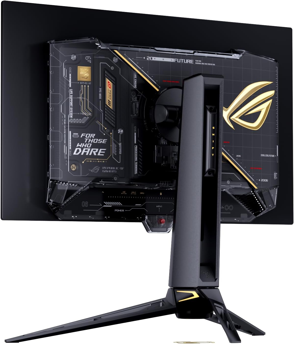ASUS ROG Swift OLED PG27AQWP-G 27” Dual-Mode Gaming Monitor – 540Hz QHD / 720Hz HD, 0.03ms, G-SYNC Compatible & Custom Heatsink - شاشة قيمنق