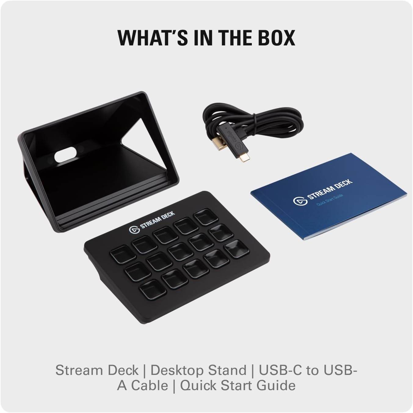Elgato Stream Deck MK.2 – Studio Controller, 15 macro keys, trigger actions in apps and software like OBS, Twitch, YouTube and more, works with Mac and PC